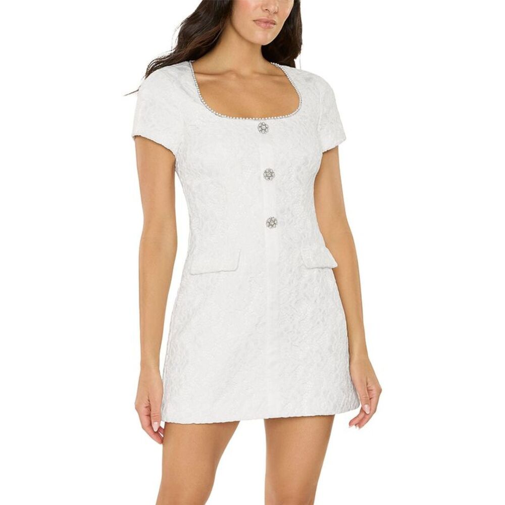 Likely Womens Lace Sergio Dress 6 White - NWT